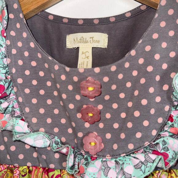 Matilda Jane Farren Sunny Friends Forever Dress Girls 2 Whimsical Cottagecore - Picture 8 of 12